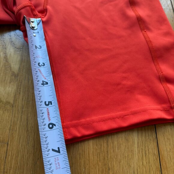 Savage X Fenty Sport Size M Fiesta Red Band It High-Waisted Cycling Biker Shorts - Picture 7 of 12